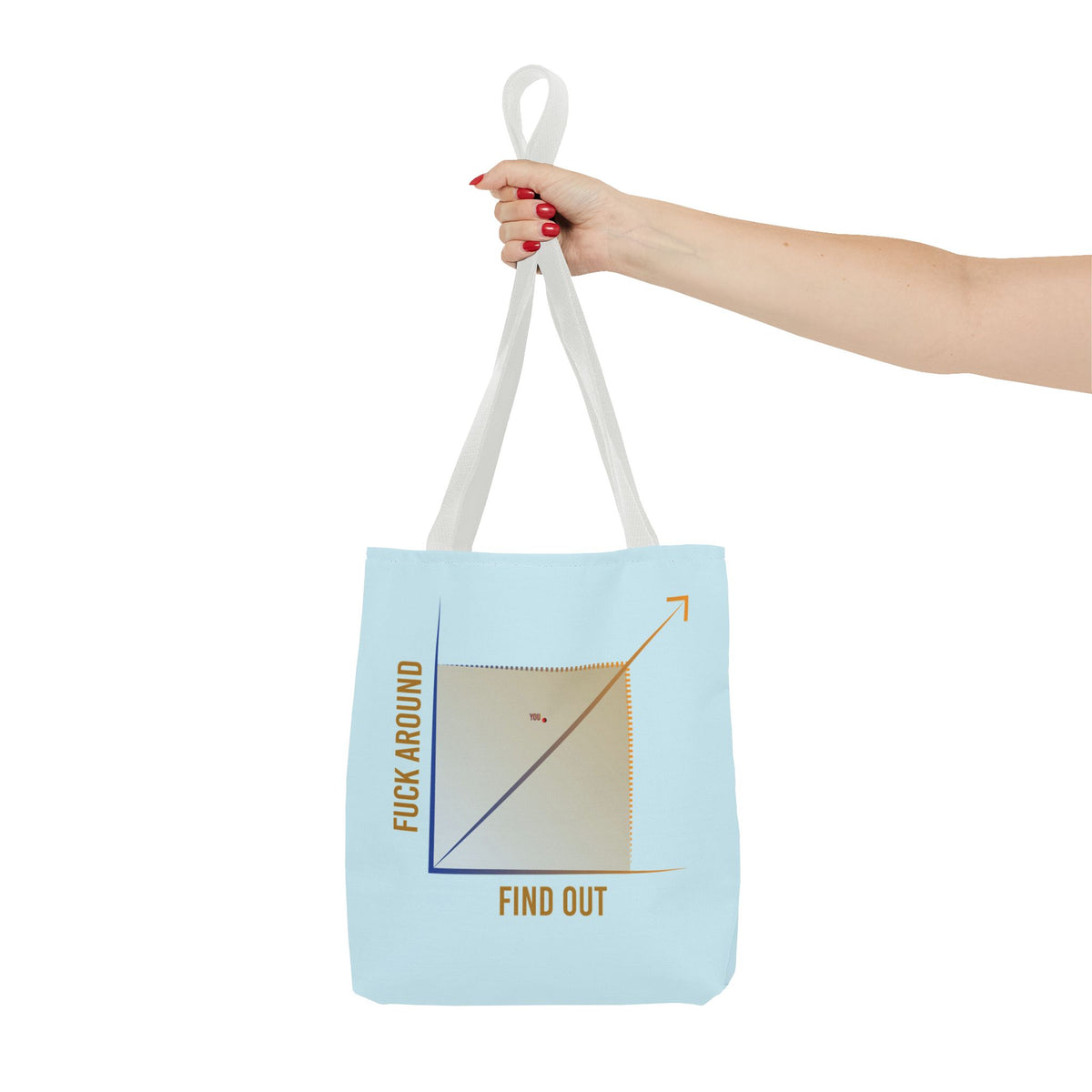 Fuck Around Find Out graph Tote Bag | Humor, Sarcastic Quote