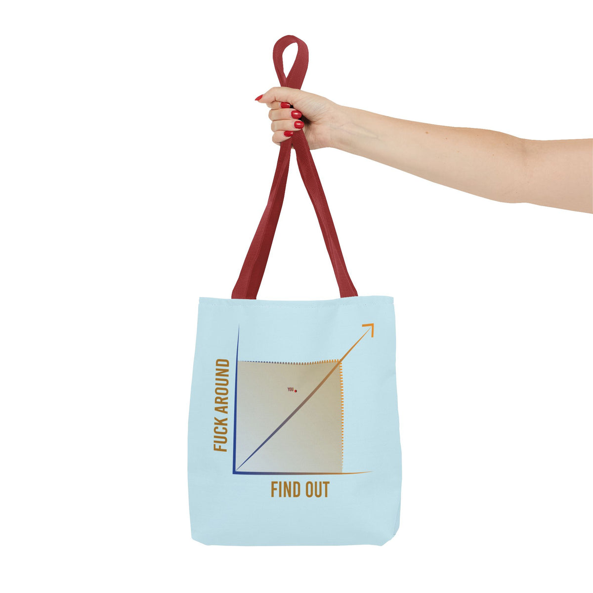 Fuck Around Find Out graph Tote Bag | Humor, Sarcastic Quote
