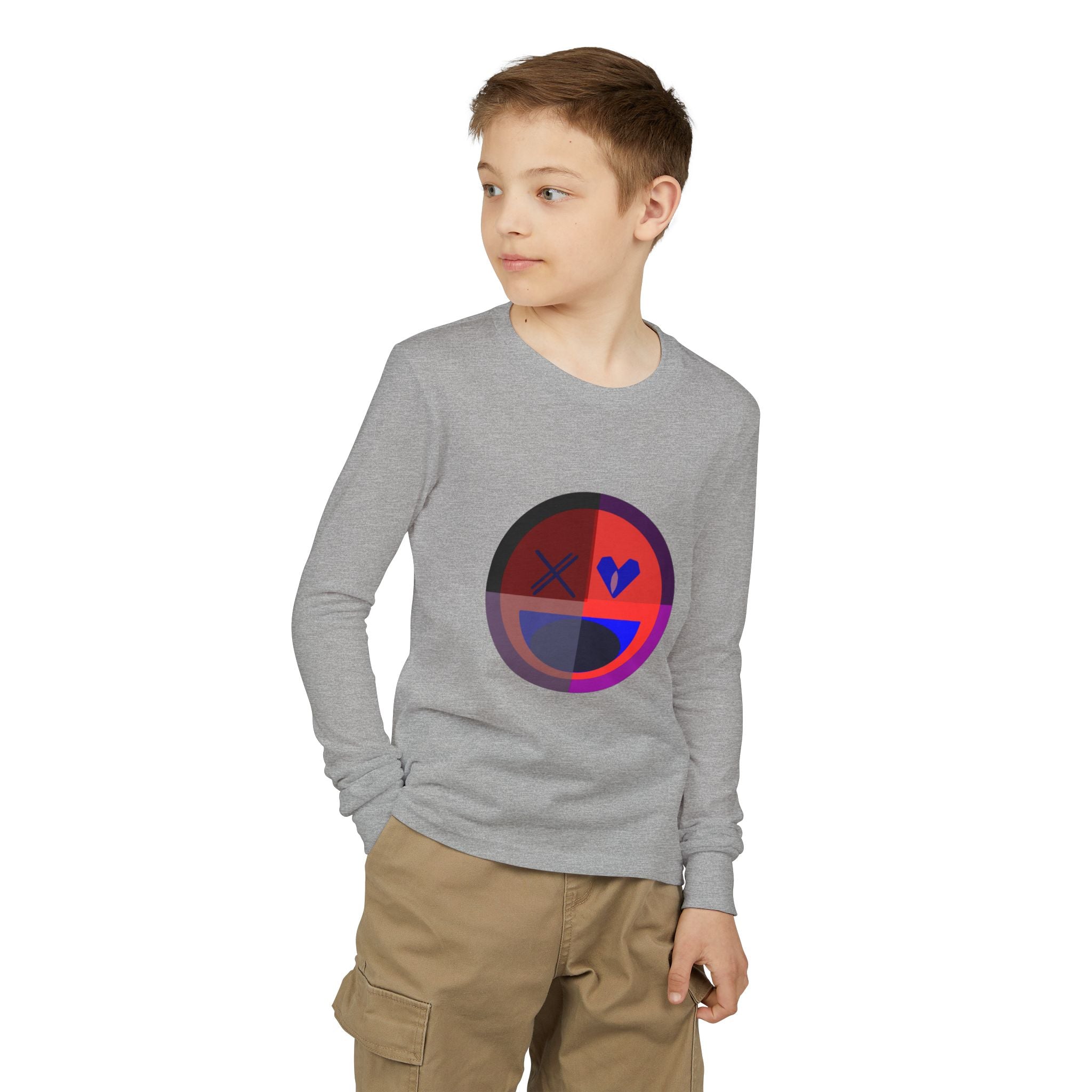 Youth Jersey Long Sleeve Tee | Happy X Design