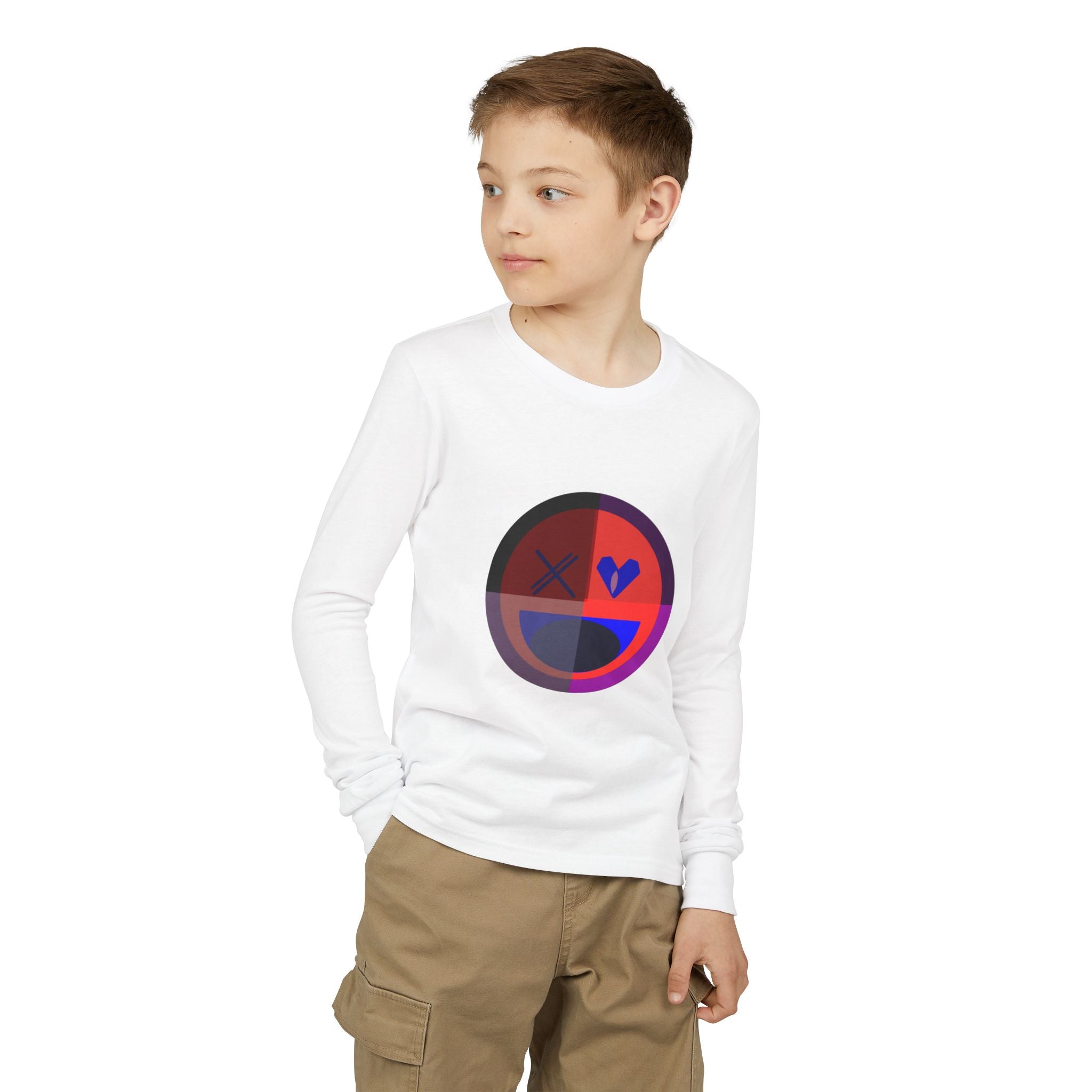 Youth Jersey Long Sleeve Tee | Happy X Design