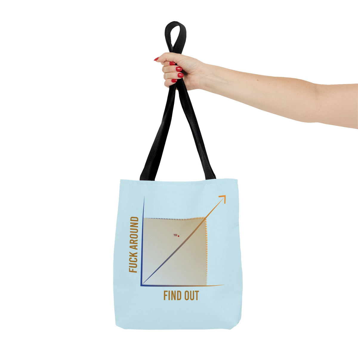 Fuck Around Find Out graph Tote Bag | Humor, Sarcastic Quote