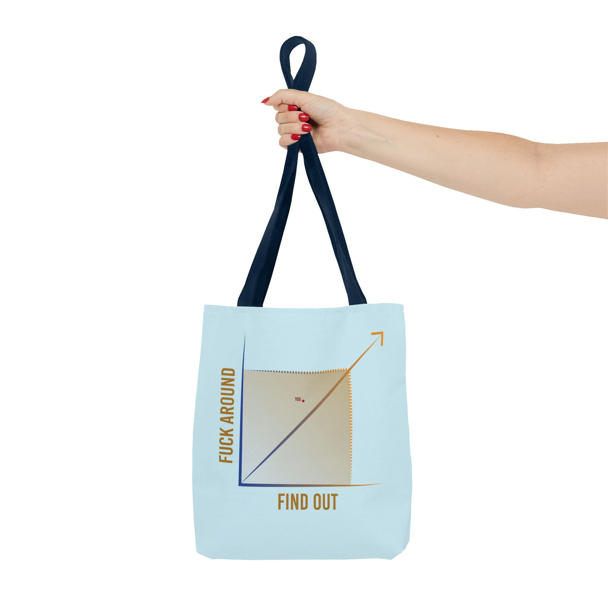Fuck Around Find Out graph Tote Bag | Humor, Sarcastic Quote