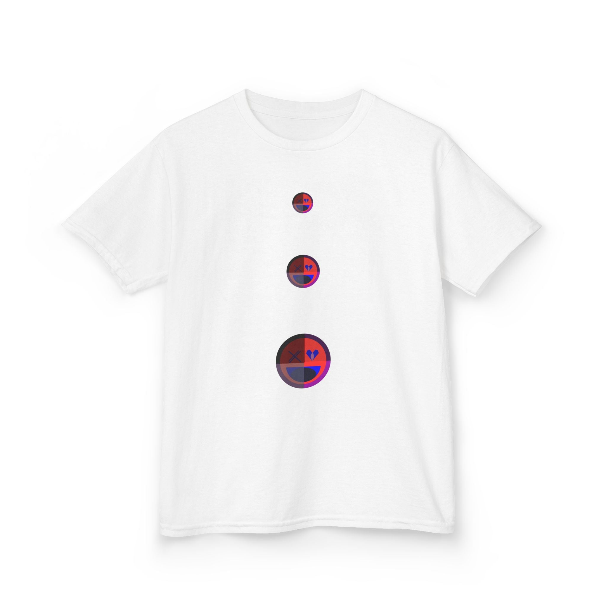 Retro Pixel Planet Dots Kids Tee | Space Graphic, Minimal Vertical Planets