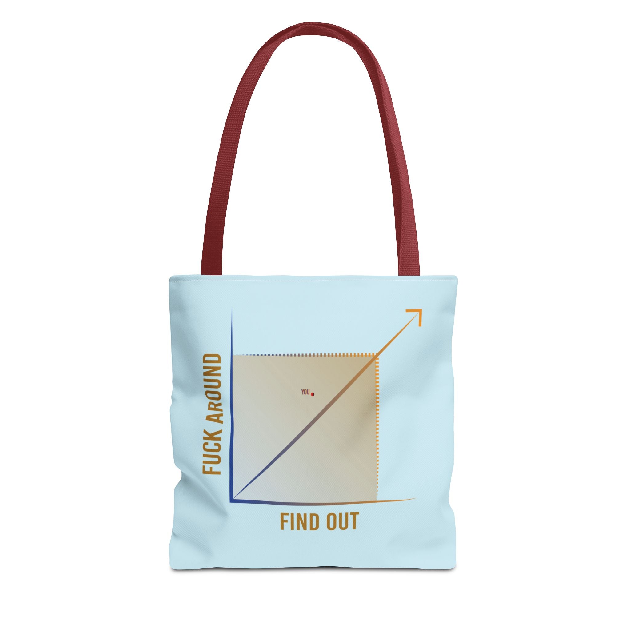 Fuck Around Find Out graph Tote Bag | Humor, Sarcastic Quote