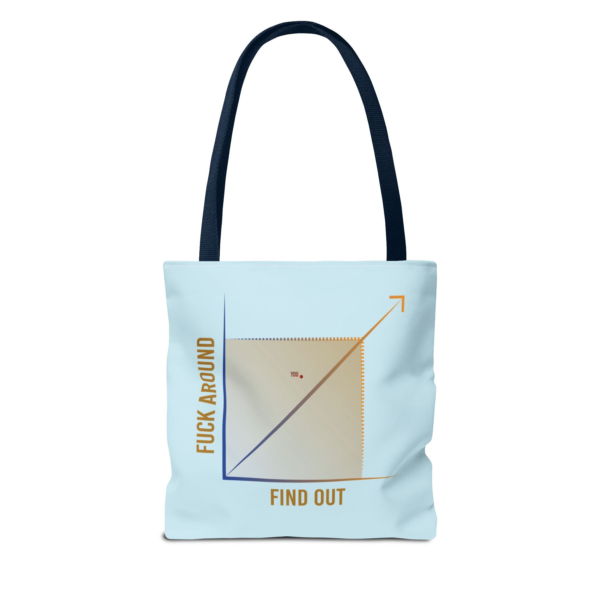 Fuck Around Find Out graph Tote Bag | Humor, Sarcastic Quote