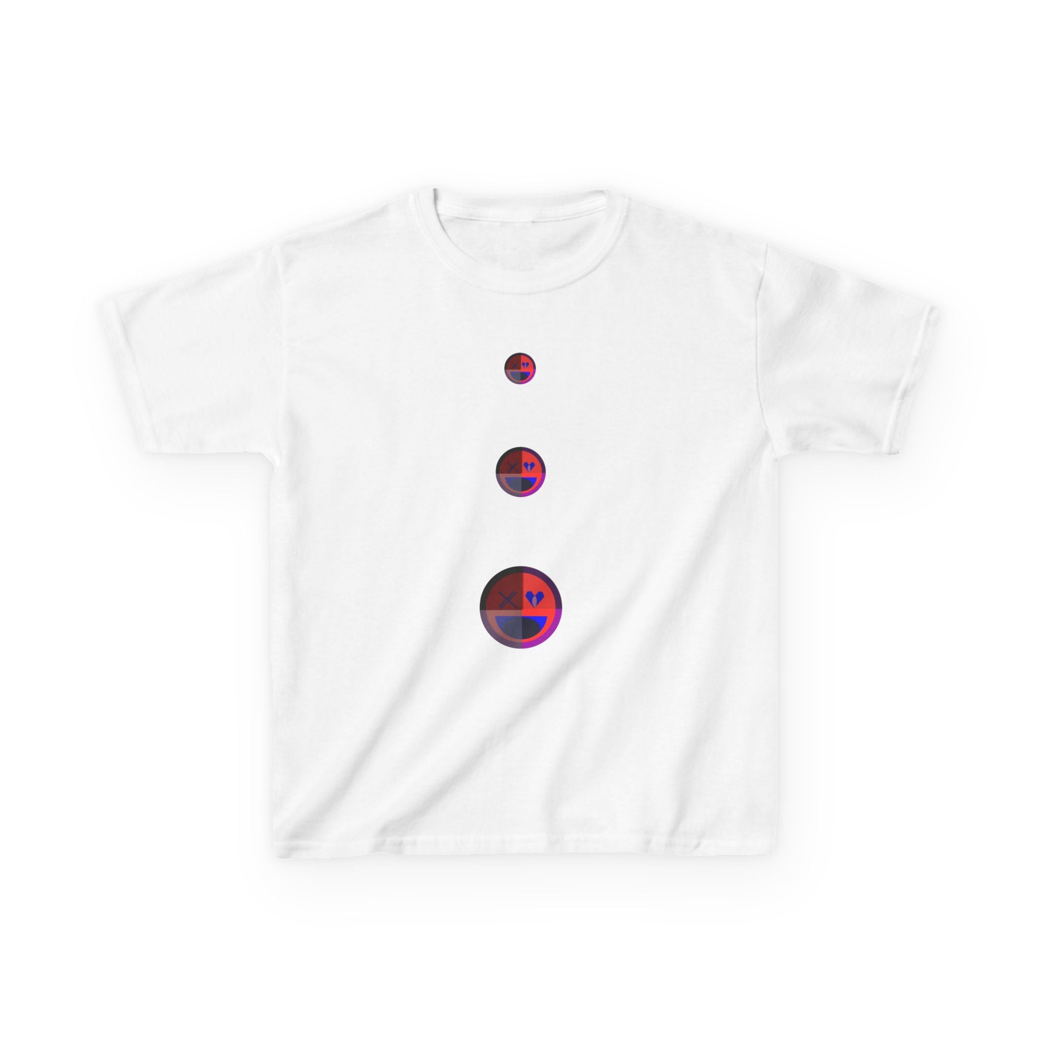 Retro Pixel Planet Dots Kids Tee | Space Graphic, Minimal Vertical Planets