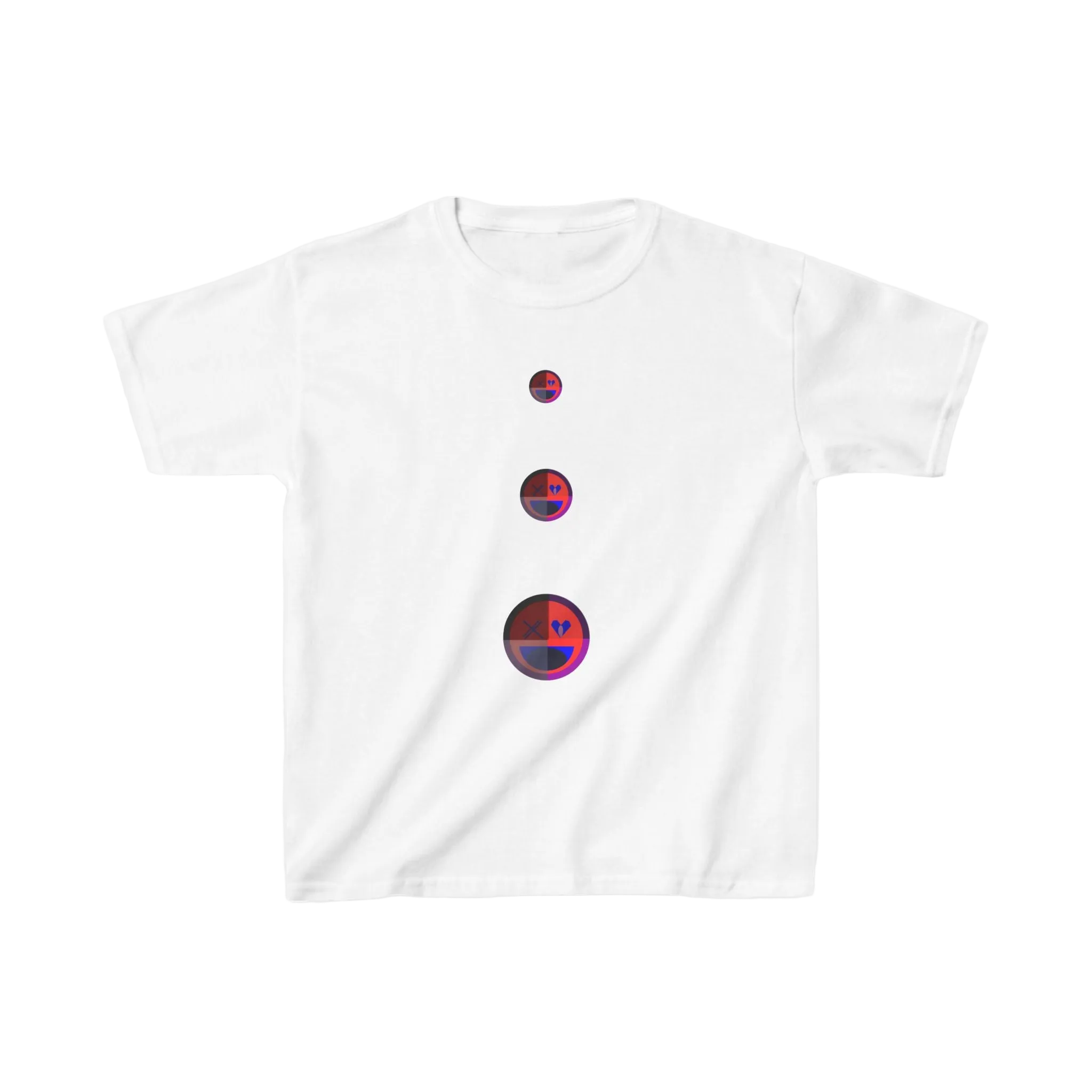 Retro Pixel Planet Dots Kids Tee | Space Graphic, Minimal Vertical Planets