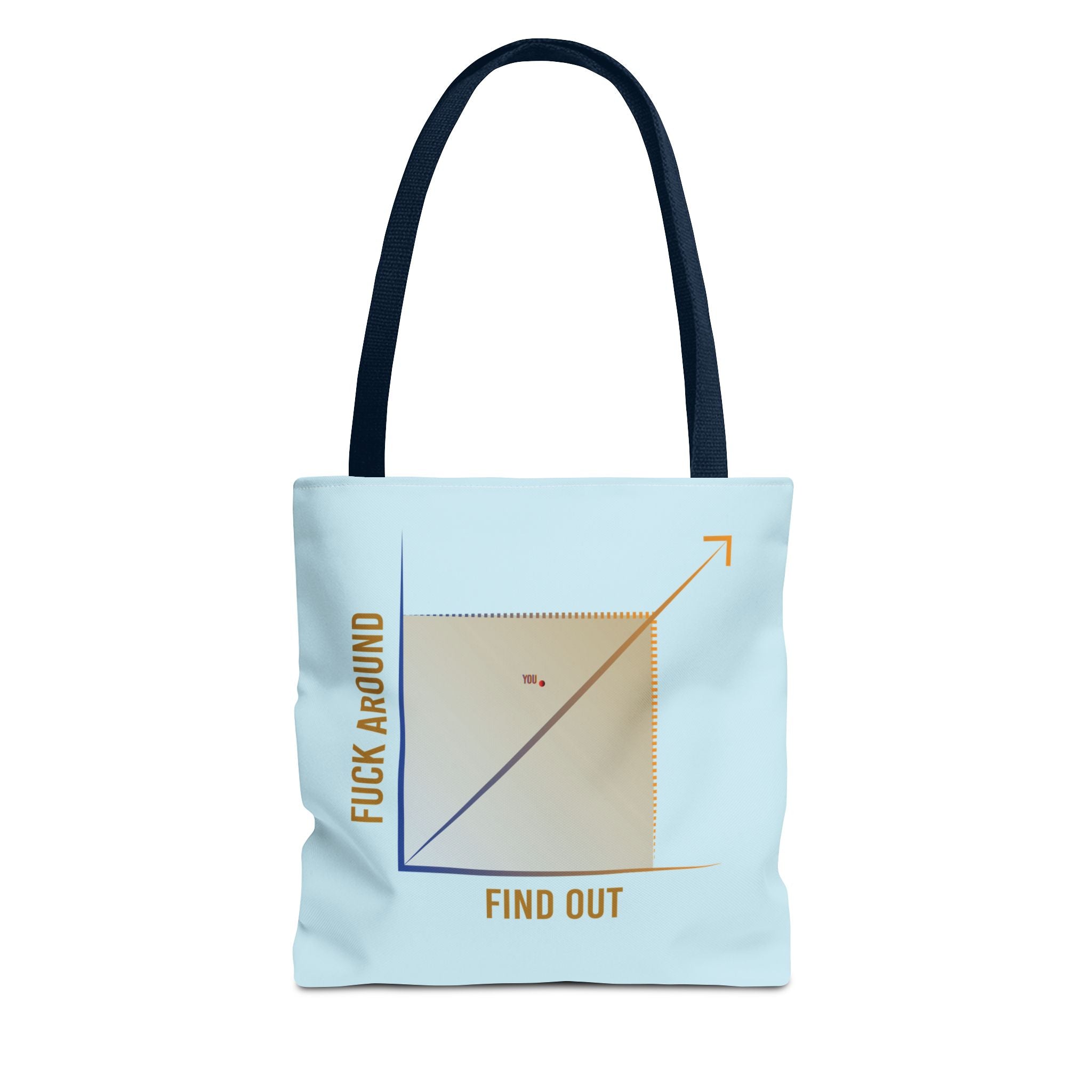 Fuck Around Find Out graph Tote Bag | Humor, Sarcastic Quote