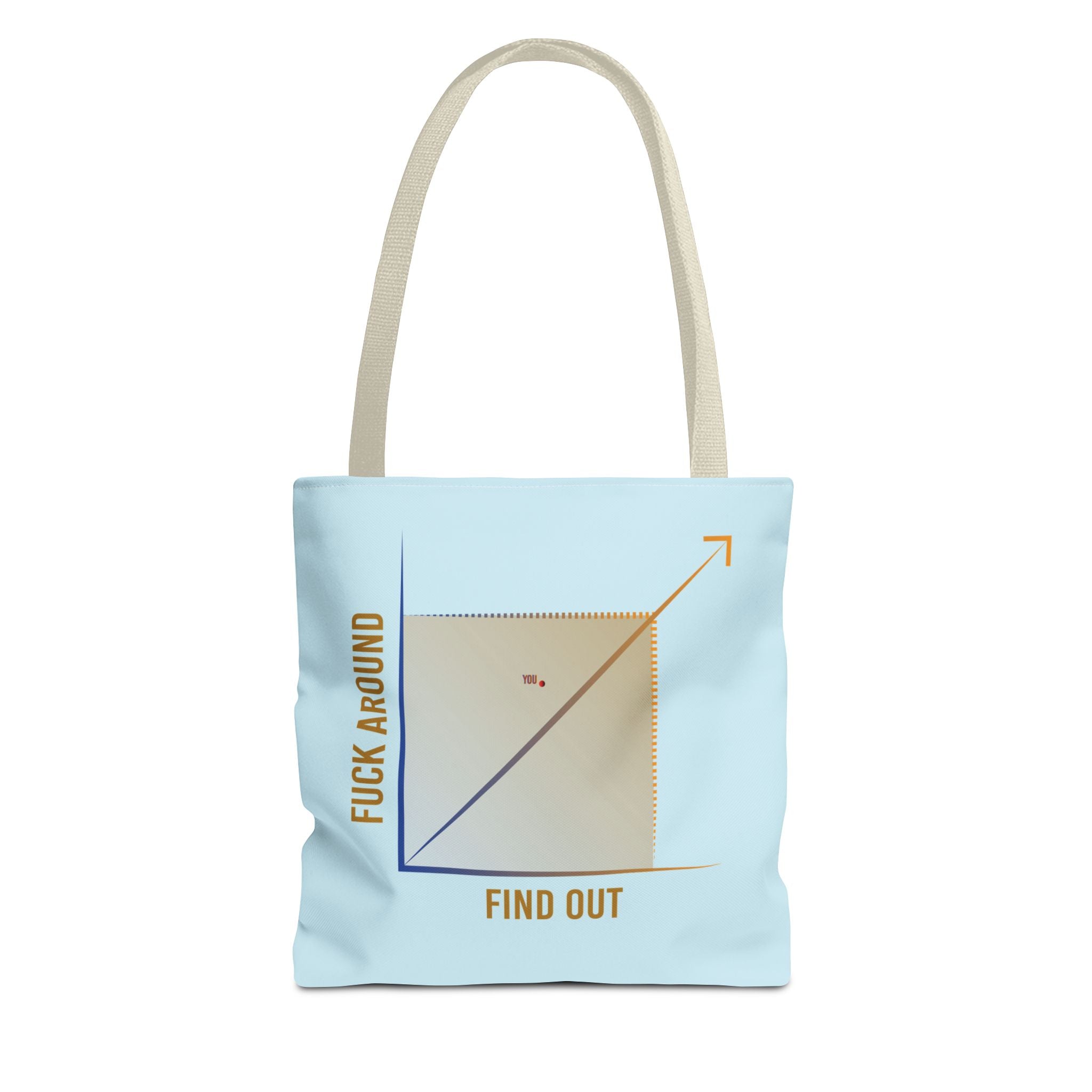 Fuck Around Find Out graph Tote Bag | Humor, Sarcastic Quote